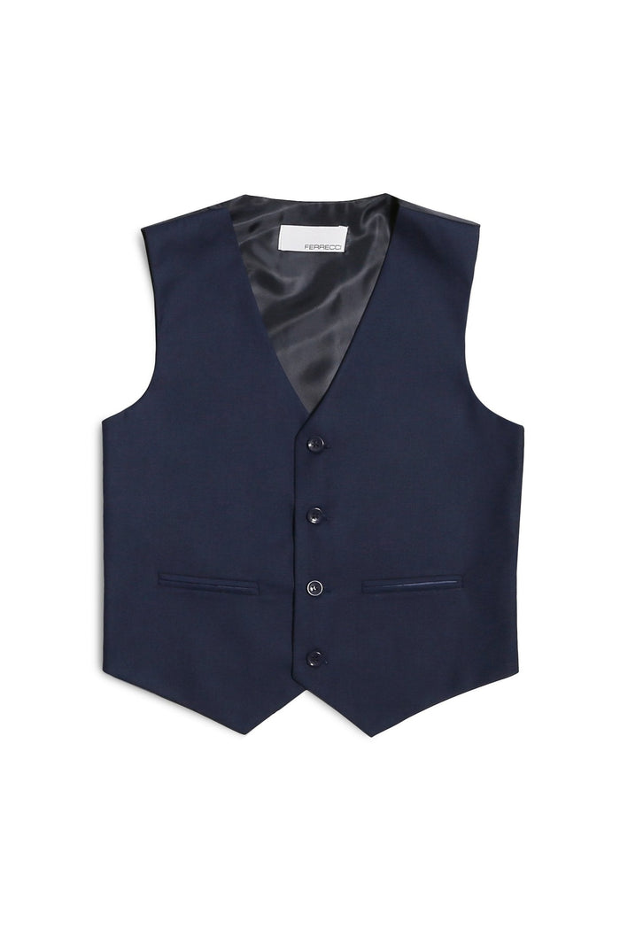 Jax Kids Navy Suit 5-Piece Set by Ferrecci