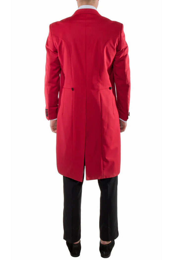 Showtime Red Tailcoat Tuxedo (2-Piece Set) by Ferrecci