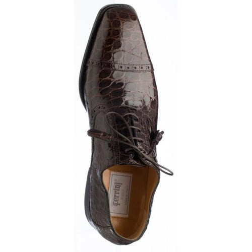 J Toe Cowboy Boots - J Toe Western Boots - Ferrini Alligator Shoes - Ferrini Crocodile shoe Dress Shoes - Ferrini Dress Shoe On Sale Ferrini USA