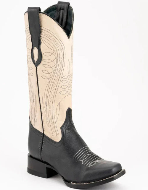 Ferrini Men's Blaze Leather Narrow Square Toe Boots Handcrafted - Black Ferrini USA