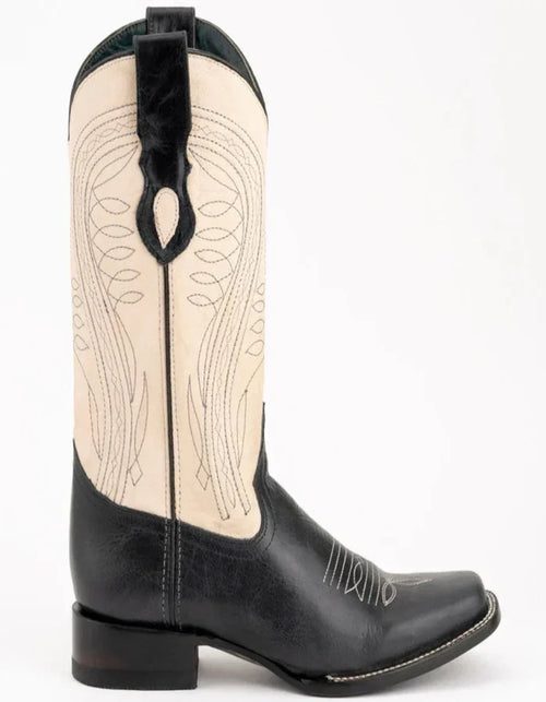 Ferrini Men's Blaze Leather Narrow Square Toe Boots Handcrafted - Black Ferrini USA