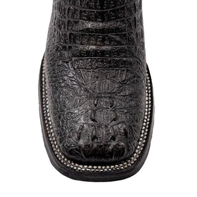 Ferrini Stampede Men's Print Crocodile Boots Handcrafted Black 40493-04 Ferrini USA