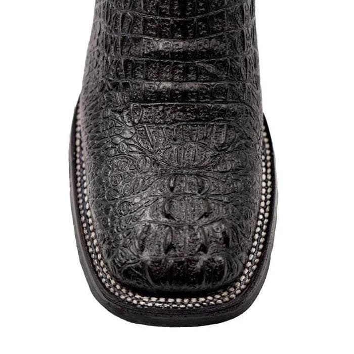 Ferrini Stampede Men's Print Crocodile Boots Handcrafted Black 40493-04 Ferrini USA