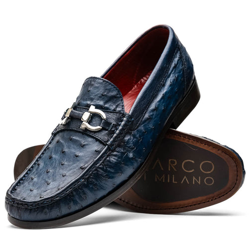 Marco Di Milano Ferrioni Navy Leather Shoe