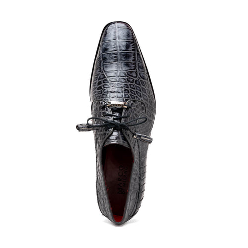 Marco Di Milano Fitipaldi Alligator Derby Grey