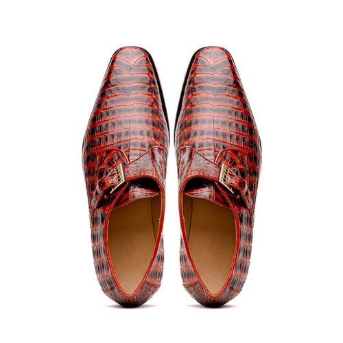 Marco Di Milano Rovigo: Cognac Leather Strap Loafers