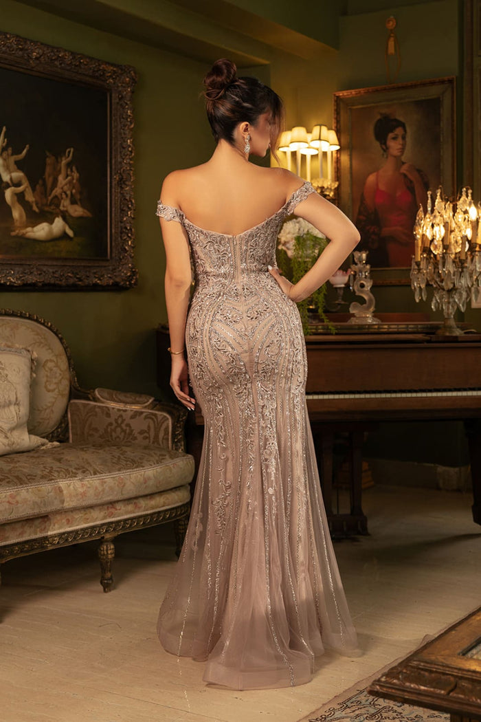 Formal Dress Beaded Mermaid Prom Gown By Royal Queen RQ8157-New Collection