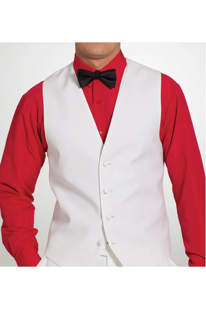 Jessie Red Laydown Tuxedo Shirt by Formal Shirts