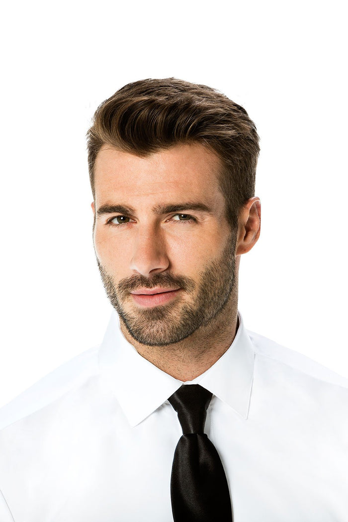 Jessie White Laydown Tuxedo Shirt by Formal Shirts