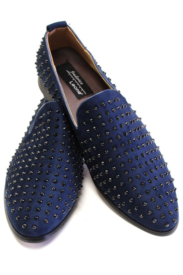 The Spike Blue Shoes by Frederico Leone – SuitUSA