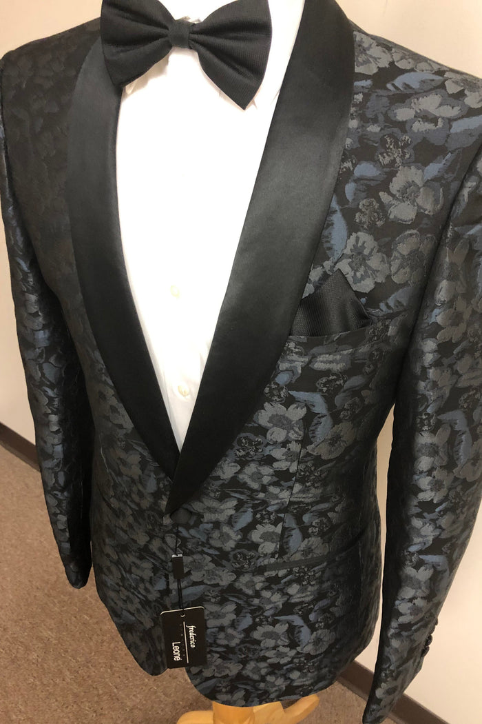Stefano Black Tuxedo Jacket (Separates) by Frederico Leone