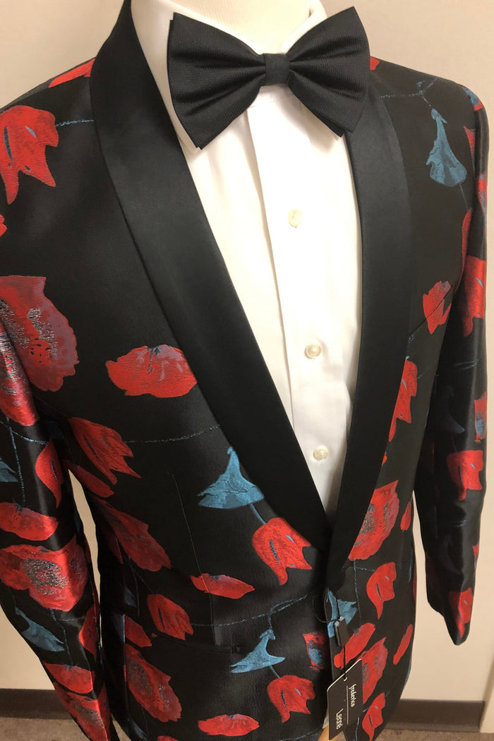 Stefano Red Tuxedo Jacket (Separates) by Frederico Leone