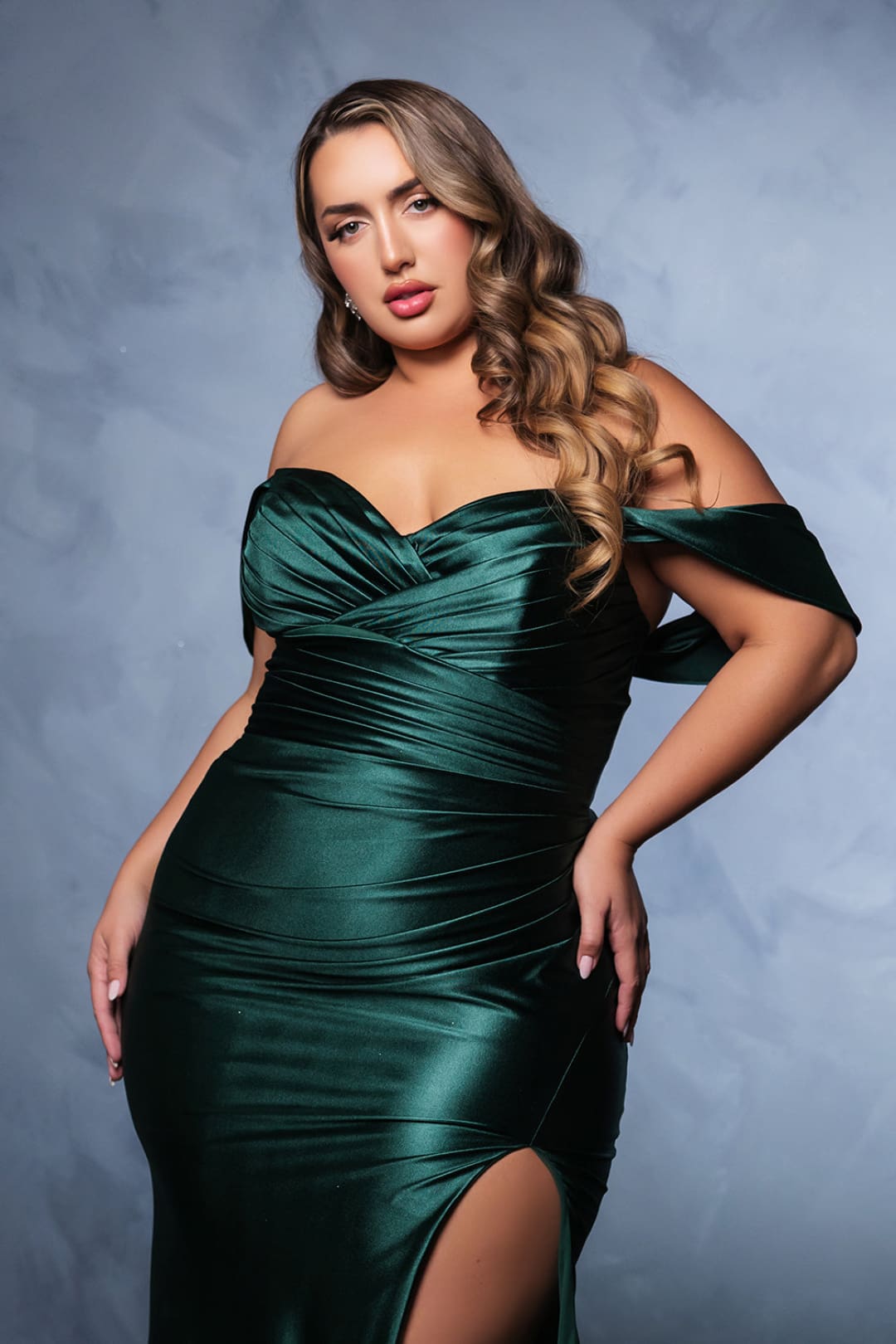 Gala Night Dress Off Shoulder Sheath Formal Dress By May Queen MQ2138