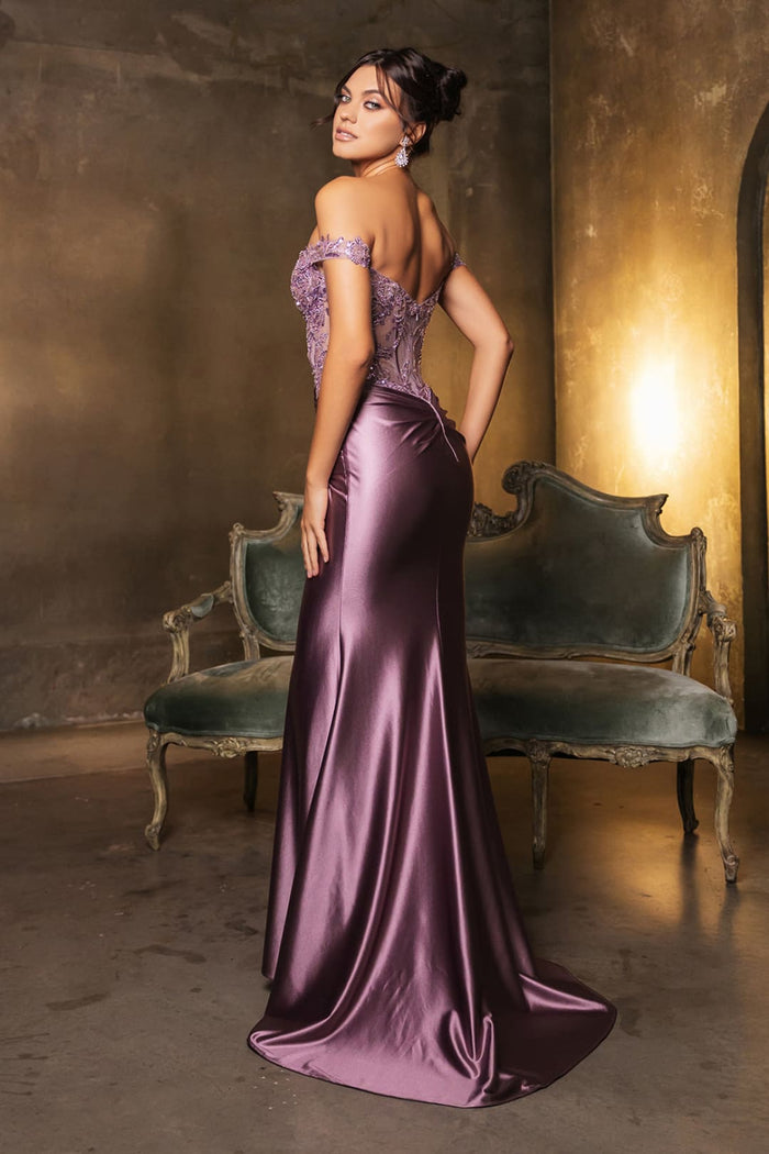 Gala Night Dress Off Shoulder Mermaid Prom Dress By May Queen MQ2141