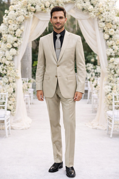 Galante Uomo Made in Italy Beige Suit