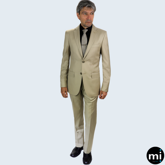 Galante Uomo Made in Italy Beige Suit by Usamensoutlet