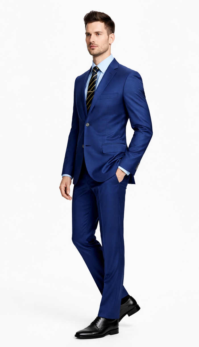 Galante Uomo Made in Italy Blue Suit by Usamensoutlet