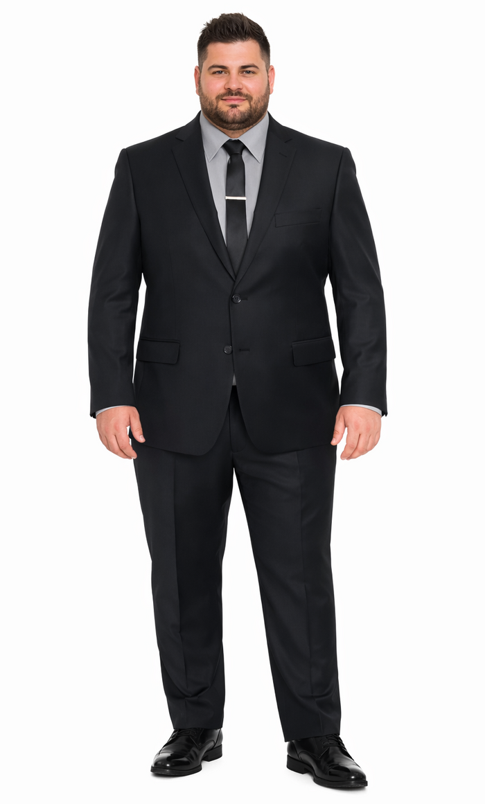 Galante Uomo Made in Italy Wool Black Suit by Usamensoutlet