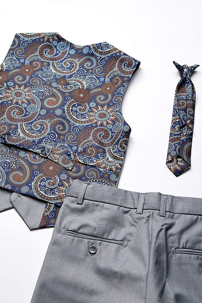 Austin Kids Light Grey 5-Piece Suit (Geoffrey Beene / AXNY)