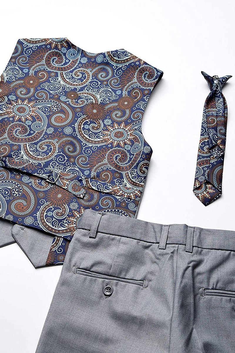 Austin Kids Light Grey 5-Piece Suit (Geoffrey Beene / AXNY)
