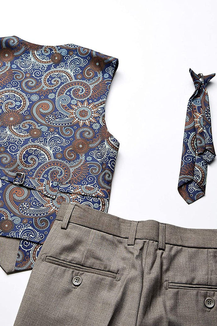 Austin Kids Taupe 5-Piece Suit (Geoffrey Beene / AXNY)