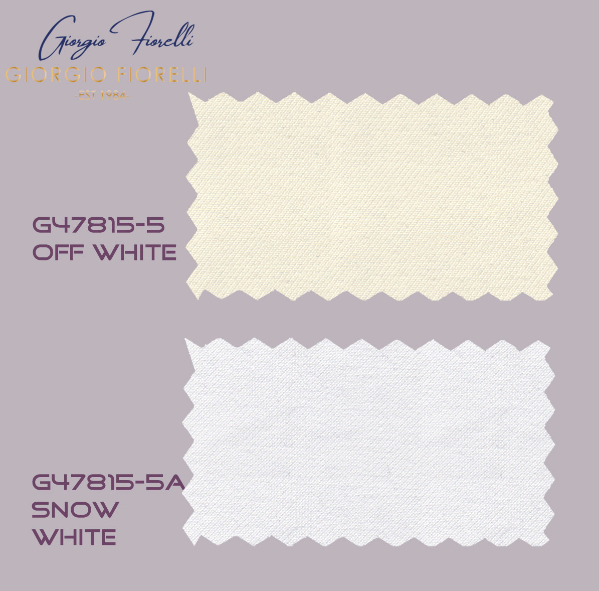 Giorgio Fiorelli Off White or Snow White Suits
