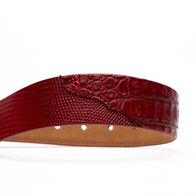 Marco Di Milano Giovanni Belt Red Leather Shoe