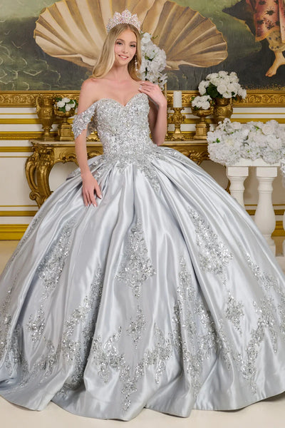 Satin Sweetheart Ball Gown by Elizabeth KGL3643