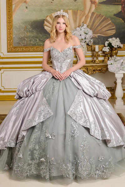 Off Shoulder Ball Gown by Elizabeth KGL3652
