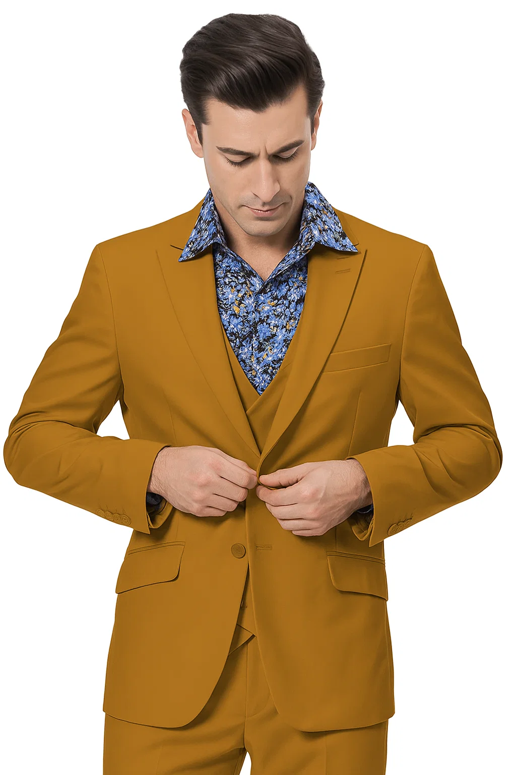 men-s-formal-gold-suit-peak-lapel-2-button-jacket-double-breasted-vest