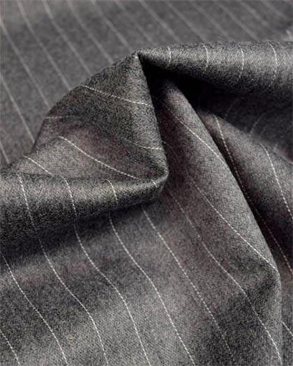 Nola Collection - Medium Gray Regular Fit 2 Piece Suit Flat Front Pants with 2″ Elastic Waistband by Vinci