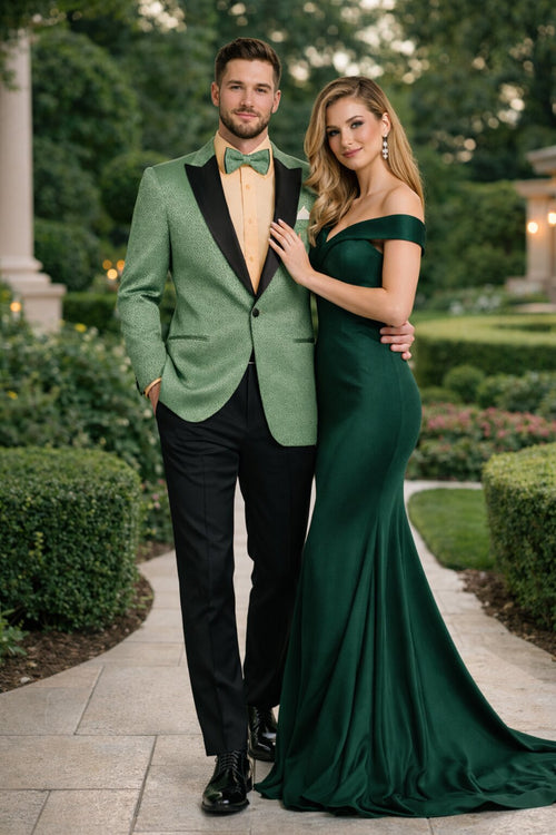 Premium Basil Green Church Suit for Men – Sharp Formal Ensemble