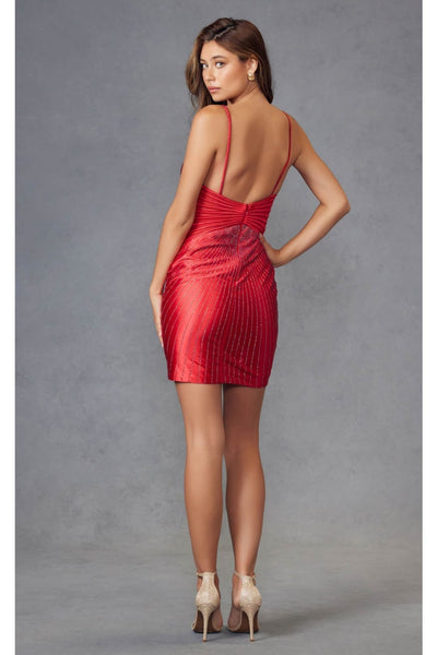 Dama Dresses for Quinceanera in Red Style JT911A Quince Outfit