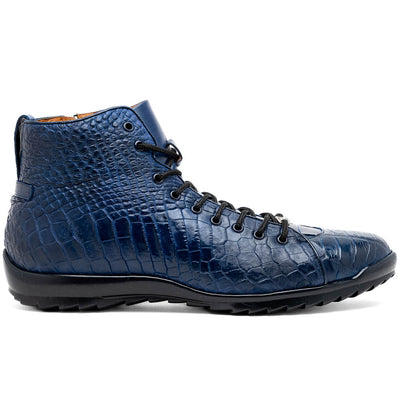 Marco Di Milano Hermond Navy Leather Luxury Shoe