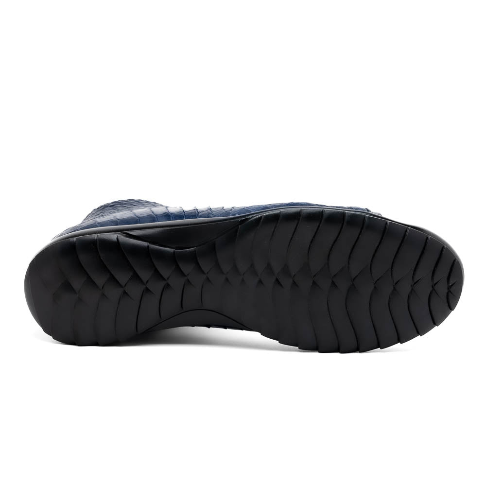 Marco Di Milano Hermond Alligator Boots Navy