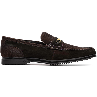 Marco Di Milano Hugo Brown Leather Loafers