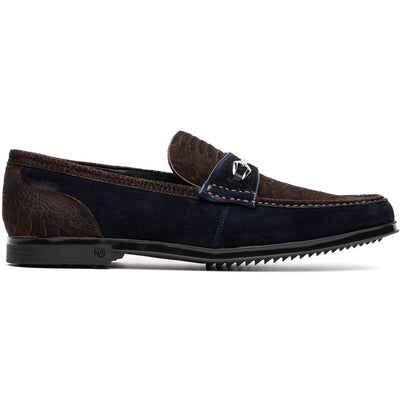 Marco Di Milano Hugo: Brown/Navy Leather Dress Shoe