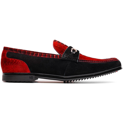 Marco Di Milano Hugo Red/Black Luxury Leather Shoe