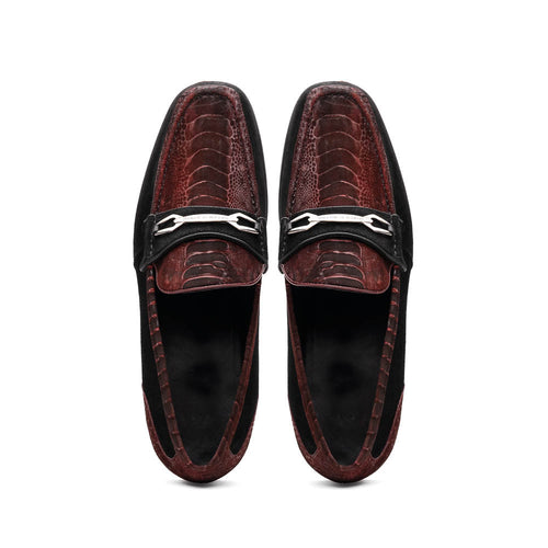 Marco Di Milano Hugo - Wine & Black Leather Oxford