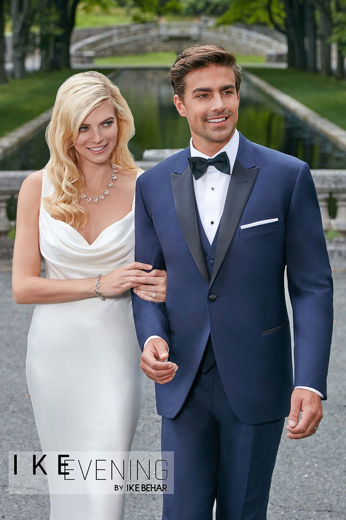 Blake Navy Tuxedo Jacket (Separates) by Ike Behar