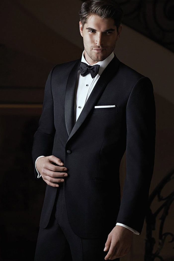 Braydon Black Tuxedo Jacket (Separates) by Ike Behar