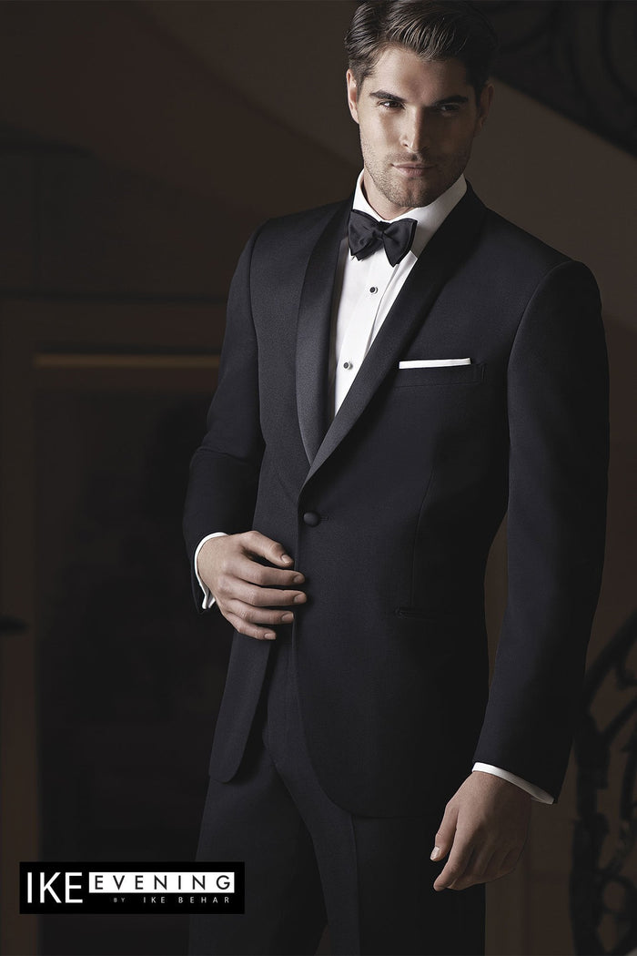 Braydon Black Tuxedo Jacket (Separates) by Ike Behar