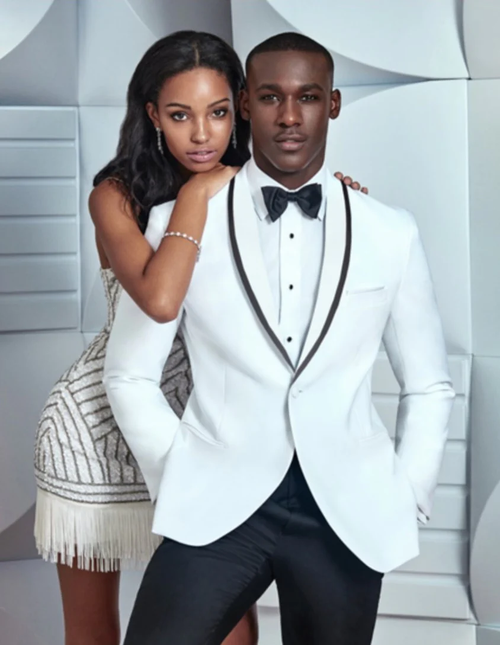 White Prom Suit - White Prom Tuxedo Suits - White Wedding Tuxedo Jacket