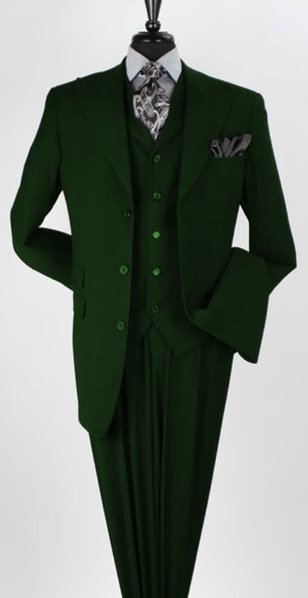 Mens Hunter Vested Suits
