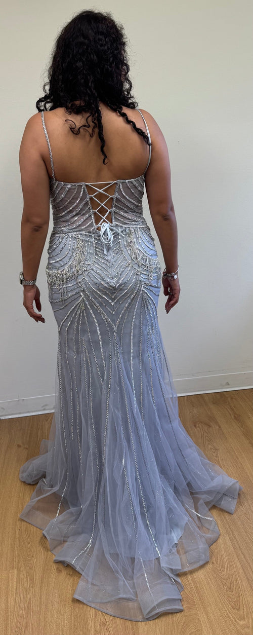 Prom Dress Scoop Neck Mermaid Evening Gown By Royal Queen RQ8167