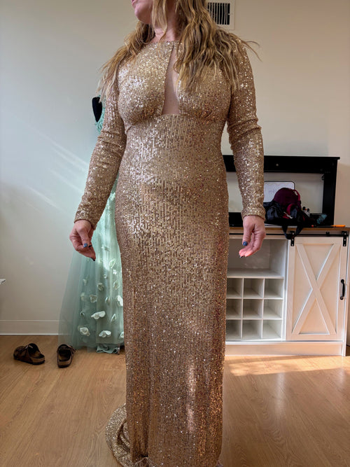 Plus Size Long Evening Gown Maxi Formal Dress for Women By Royal Queen RQ7795