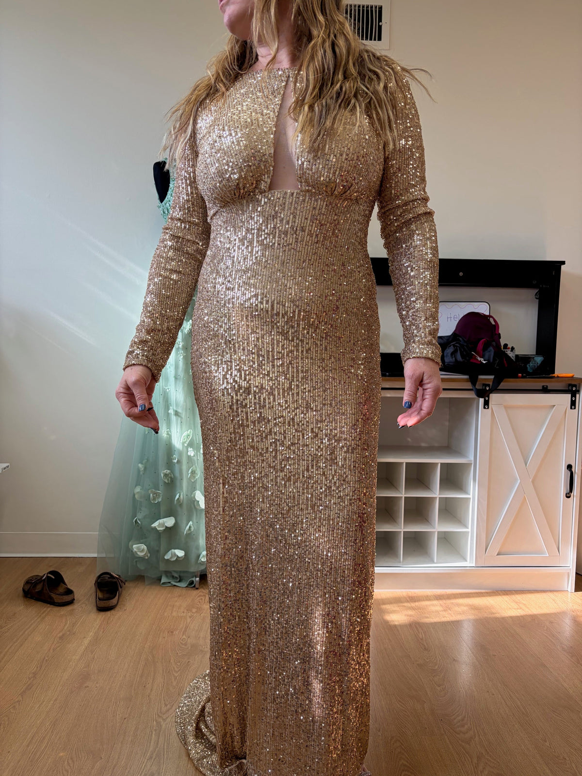 Plus Size Long Evening Gown Maxi Formal Dress for Women By Royal Queen RQ7795