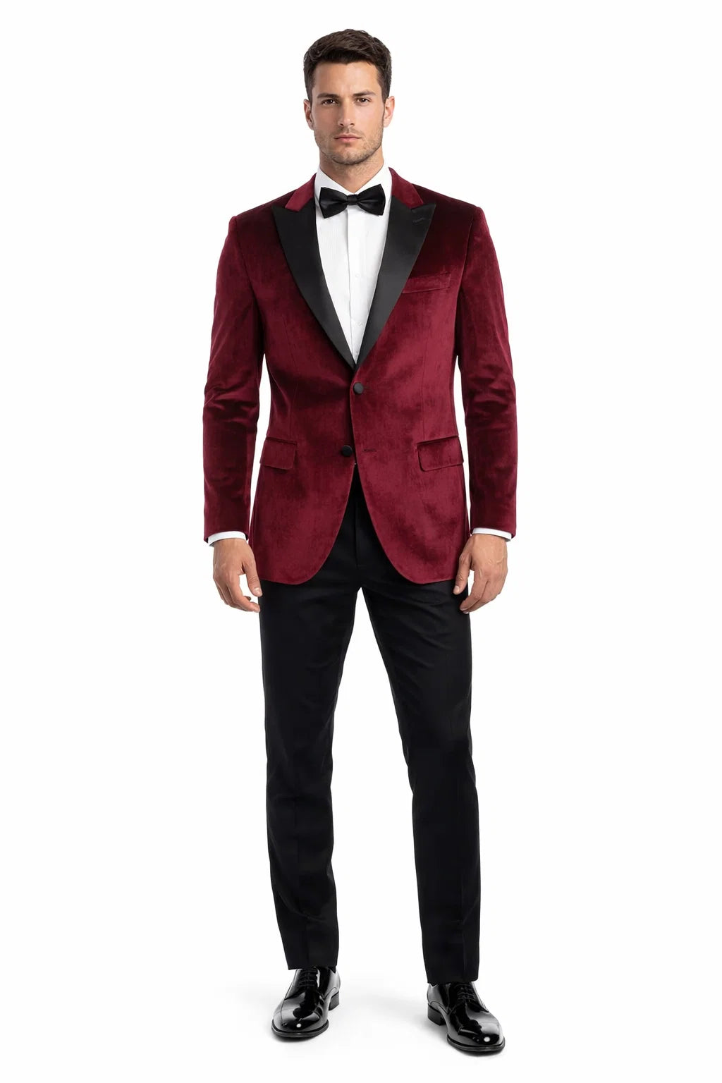 Men's Slim Fit Brown Wedding Suit from Tazio Suits