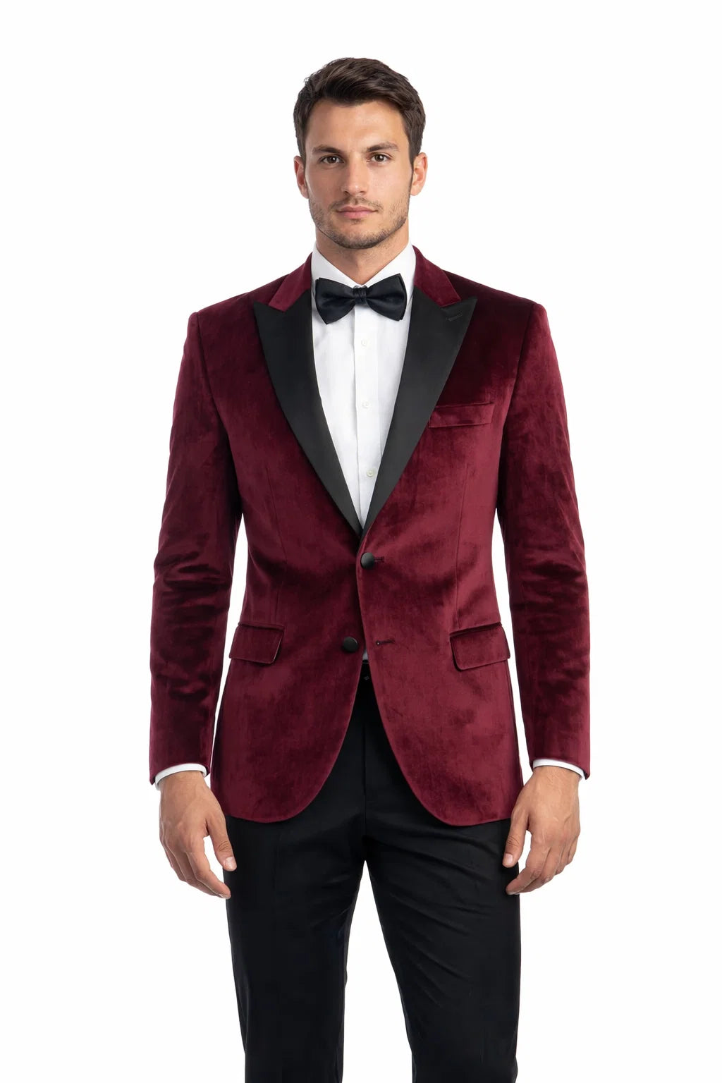 Men's Slim Fit Brown Wedding Suit from Tazio Suits