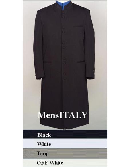 Men's Collarless Blazer Nehru Jacket Marriage Groom Wedding Black
